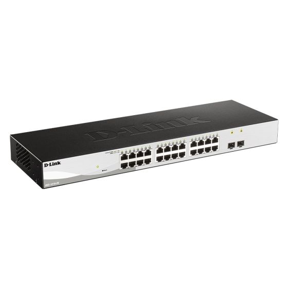 D-link Surveillance Wired Switch, 24 Ports, Black - DGS-F1210-26PS-E