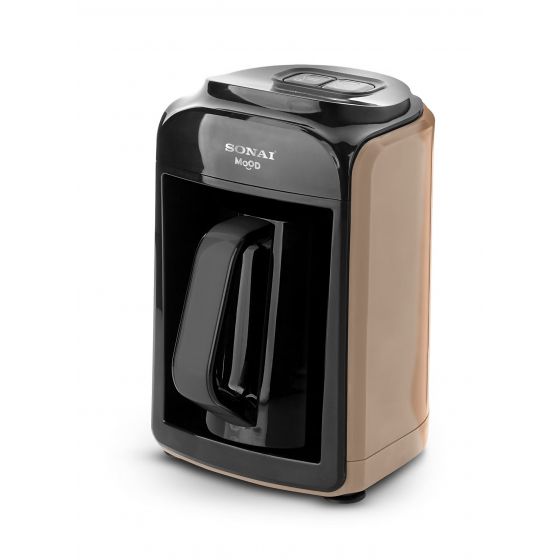 Sonai Mood Turkish Coffee Machine, 4 Cups, 535W, Gold - MAR-420