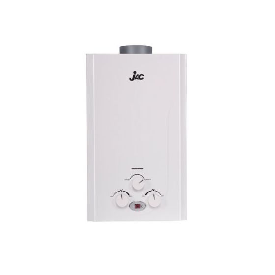 Jac Gas Water Heater, 10 Litres, White- NGW-10M