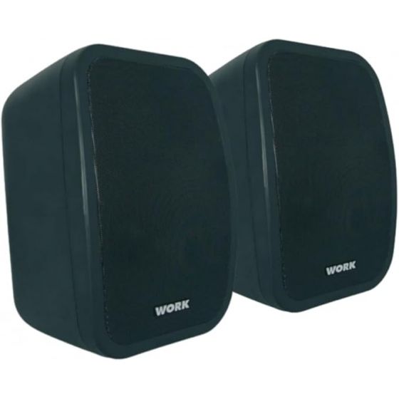 Equipson Work NEO 5 IP Wired Wall Speaker, 2 Pieces - Black