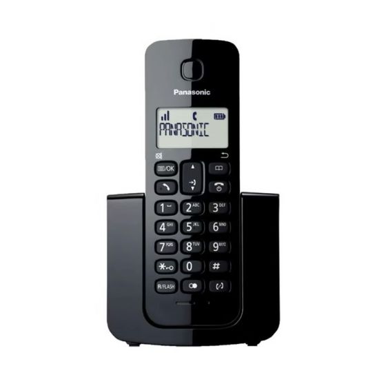Panasonic Cordless Landline Telephone, Black - KX-TGB110UEB