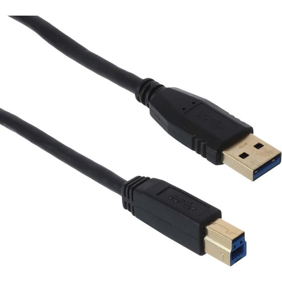 كابل كيندكس USB للطابعة، طوله 1.5 متر، اسود - 1888