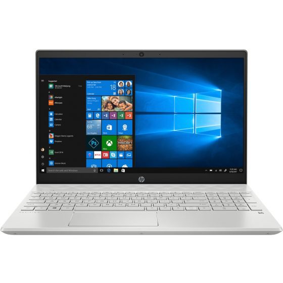 HP Pavilion 15-cs3000 Laptop, Intel Core i7-1065G7, 15.6 Inch, 1TB+256GB SSD, 16GB RAM, NVIDIA GeForce MX250 4GB, Windows 10 Home - Silver