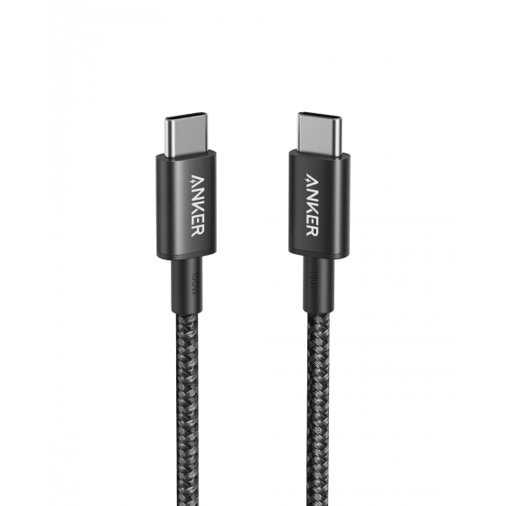 كابل USB-C انكر 333، 3.3 قدم، اسود - A8756H11