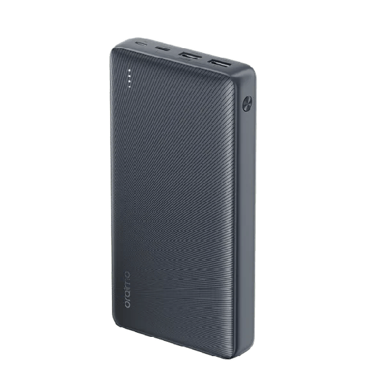 Oraimo Traveler 15 Flash Power Bank, 20000mAh, 3 Ports, Black - OPB-1200 
