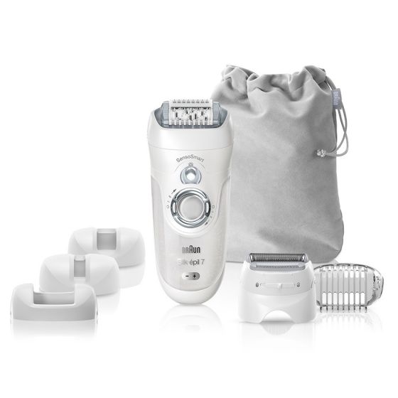 Braun Silk-épil 7 Wet & Dry Epilator, White - SE7880