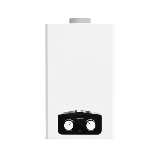 Tornado Gas Water Heater 10 Litre Digital For Natural Gas In White Color GH-MP10N-A