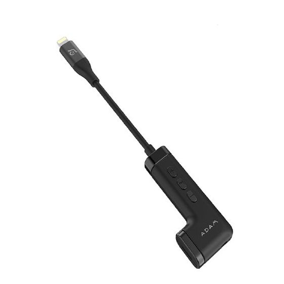 Adam Elements ILinio Lightning to Aux Charging Adapter - Black
