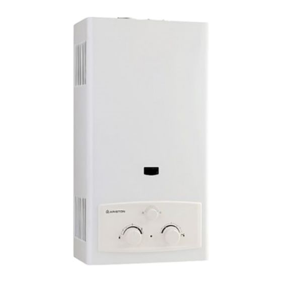 Ariston Gas Water Heater, 10 Liters, White - DGI 10L CF NG