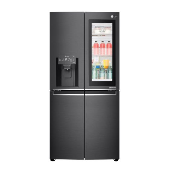 LG No Frost Refrigerator with Inverter Motor, 426 Liters, Black - GC-X22FTQKL