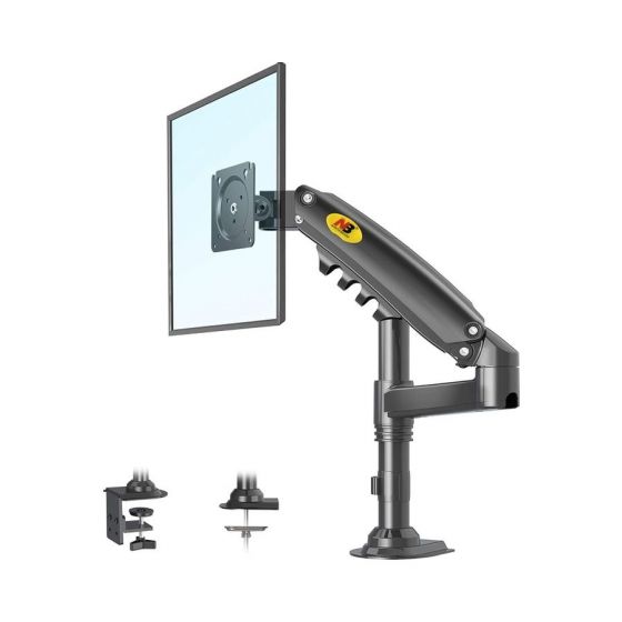 North Bayou Desk Mount, 17-27 inch Monitors, Black - h80