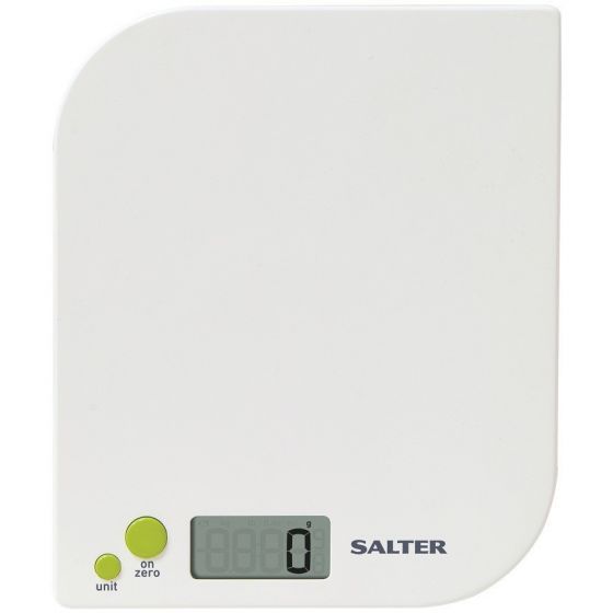 Salter Leaf Electronic Digital Kitchen Scale, White - 1177 WHGNDR