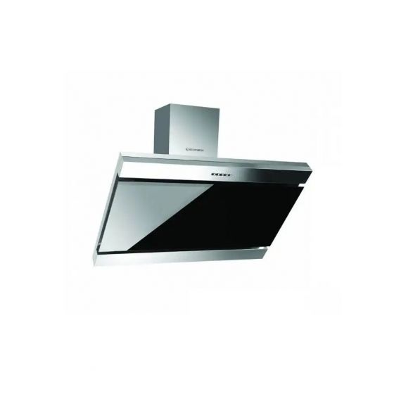 Ecomatic Built-In T-Shape Hood with Chimney, 90 Cm, Silver - H9207FOB