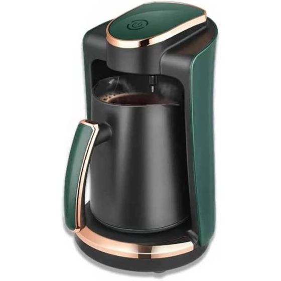 Sokany Turkish Coffee Maker, 550W, 4 Cups, Green and Black - SK-0136