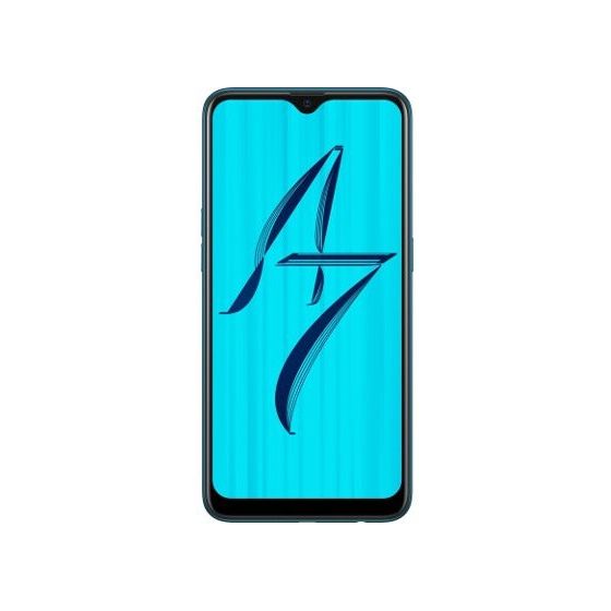 Oppo A7 Dual Sim, 64GB, 4G LTE - Blue