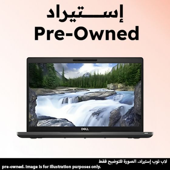 لاب توب ديل لاتيتيود 5400، انتل كور i5-8265U، هارد HDD سعة 1 تيرا، 4 جيجا رام، شاشة بدقة FHD مقاس 14 بوصة، كارت شاشة انتل HD جرافيكس، دوس- اسود (استيراد)، فئة A، ضمان 6 شهور
