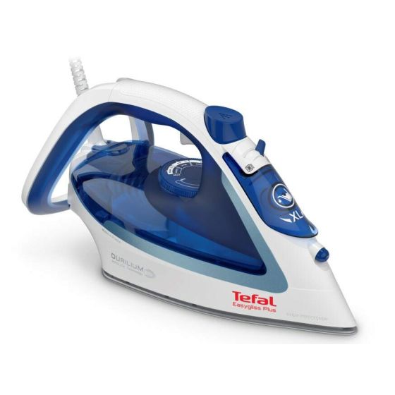 Tefal EasyGliss Steam Iron, 2700 Watt, Blue and White - FV5751E0