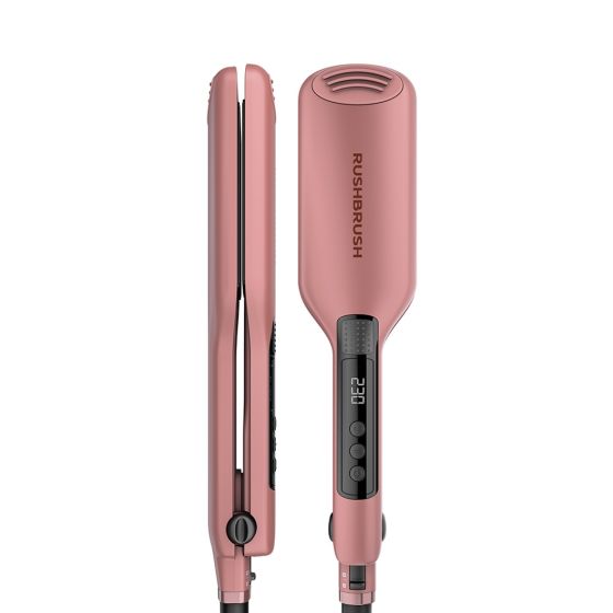 Rush Brush Wide Straightener, Rose Gold - X1 Wide