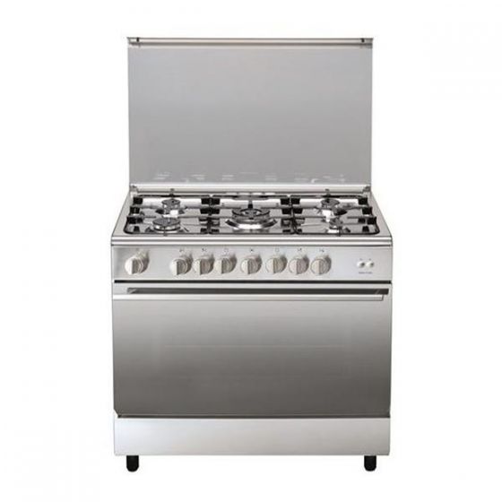 Franke Freestanding Gas Cooker, 5 Burners, Silver - FCK965TCGMGXS