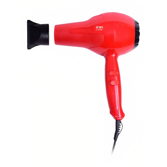 مجفف شعر كيمي، بقوة 700 وات، احمر - BR-2288