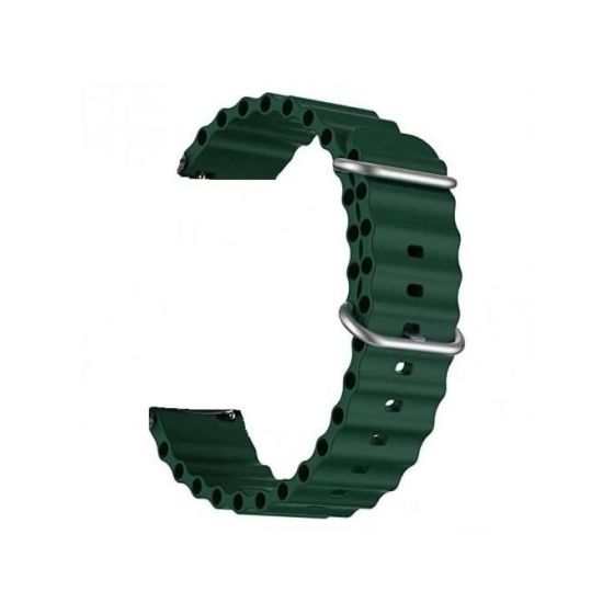 Silicone Strap For Oraimo Tempo S2 OSW-11N, 20mm - Green