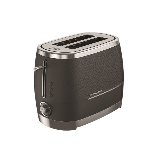 Beko Cosmopolis Toaster, 2 Slices, 900W, Black - TAM 8202 B