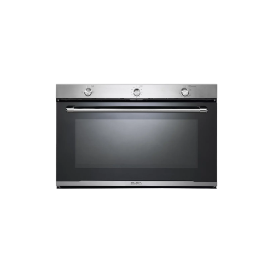 Elba Elio Giant Built-in Gas Oven, 90 Cm, 118 Liters, Stainless Steel - 140-G94 F
