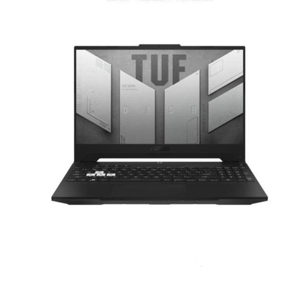 Asus TUF Dash F15 FX517ZE-HN050W Gaming Laptop, Intel i7-12650H, 15.6 Inch FHD, 512GB SSD, 16GB RAM, NVIDIA RTX 3050TI 4GB, Windows 11 - Black