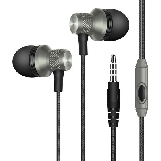 Sports Stereo Headset with Remote and Mic Support JP-30 Black