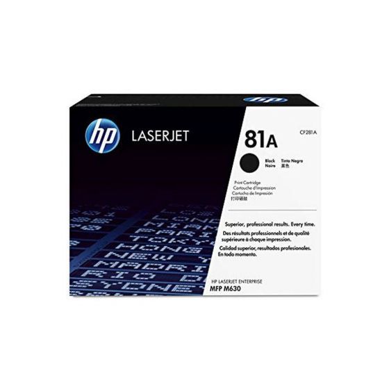خرطوشة حبر اتش بي 81A ليزر جيت، اسود - CF281A