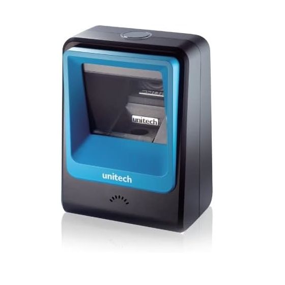 Unitech TS100 Presentation Barcode Scanner, Black and Blue - TS100-SUCB00-SG
