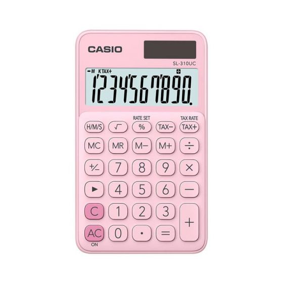 آلة حاسبة محمولة كاسيو، بينك - SL-310UC-PK