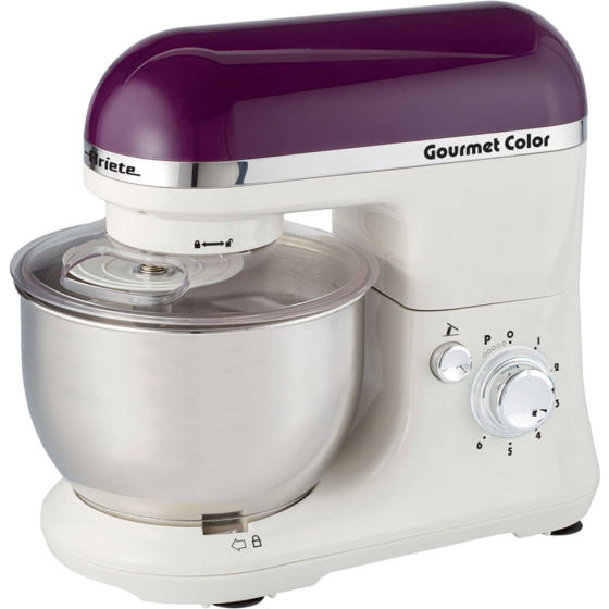 Ariete Gourmet Stand Mixer, 1000 Watt, 4 Liter, White Purple - 1594