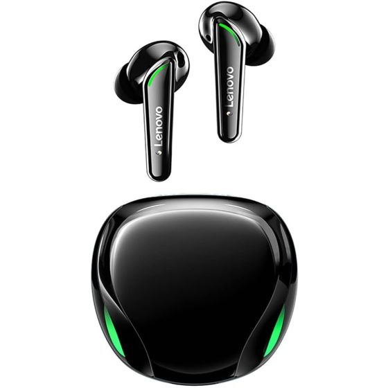 Lenovo Thinkplus In-Ear Wireless Gaming Earphones with Microphone, Black- XT92
