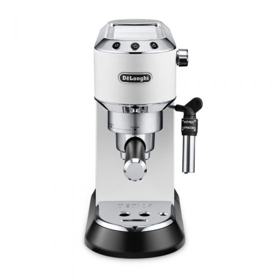 DeLonghi Dedica Pump Espresso and Coffee Machine, Silver - Ec.685.M