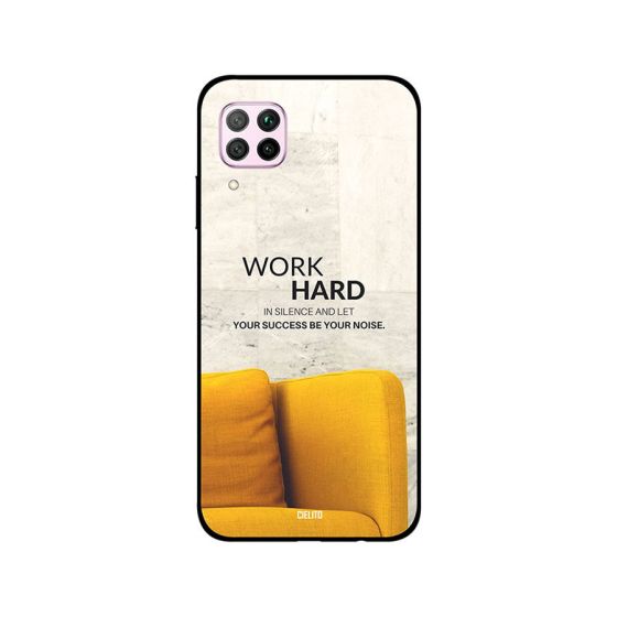 Cielito Work Hard Printed Back Cover for Huawei Nova 7i