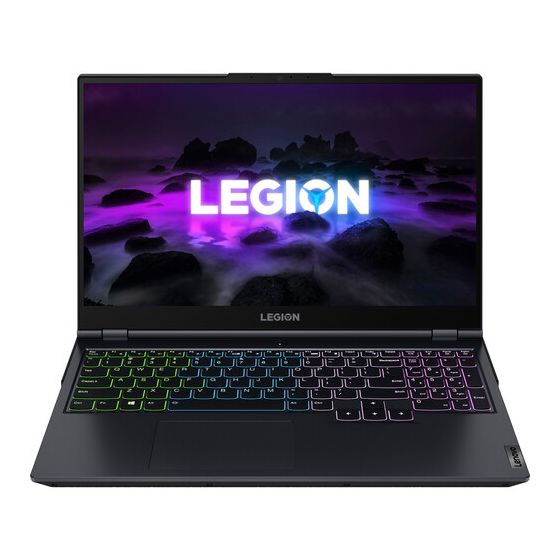 لاب توب لينوفو ليجن 5، انتل كور i7-11800H، شاشة بدقة FHD مقاس 15.6 بوصة بمعدل تحديث 165 هرتز، 512 جيجا SSD، رام 16 جيجا، كارت شاشة انفيديا جي فورس RTX 3060 سعة 6 جيجا، دوس - ازرق 