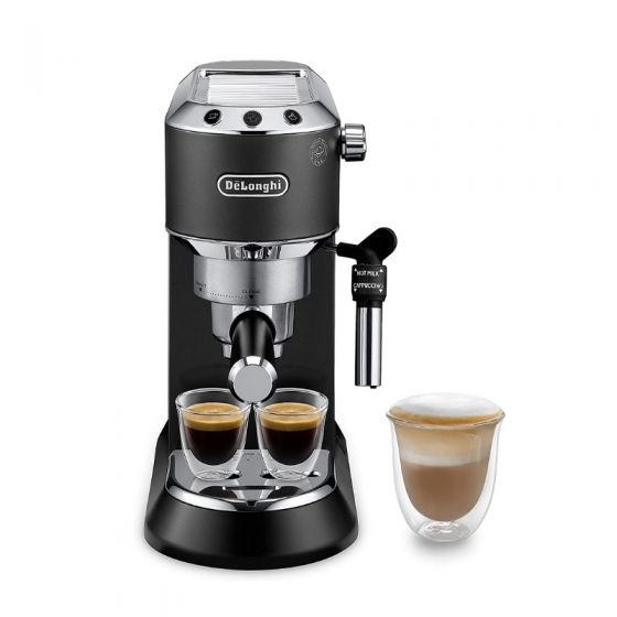 DeLonghi Pump Espresso Machine, 15 Bar, Black- EC 685.BK