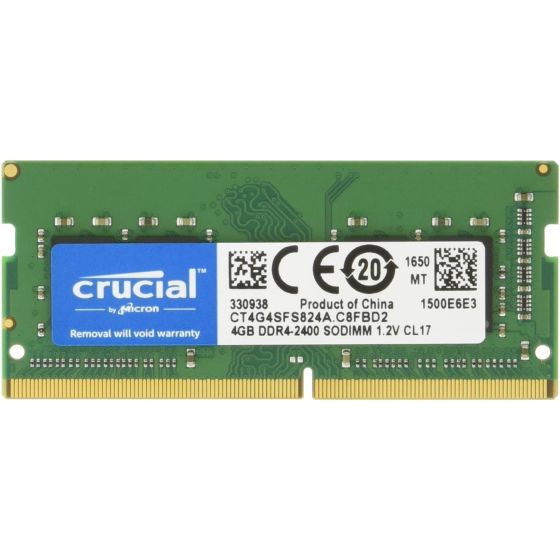 Crucial SODIMM DDR4 RAM, 8GB - CT2K4G4SFS824A