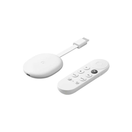 Google Chromecast 4K with Remote Control - White