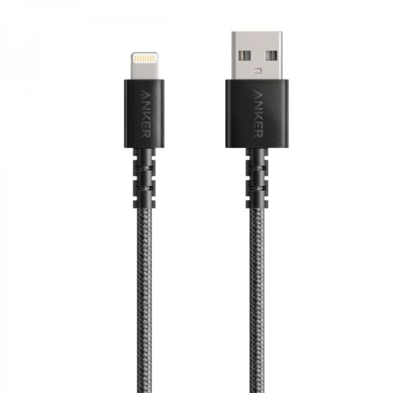 Anker USB-A to Lightning Cable, 6ft, Silver -  A8013H12-BK