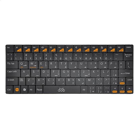 Dob Bluetooth Keyboard, Black - KB630