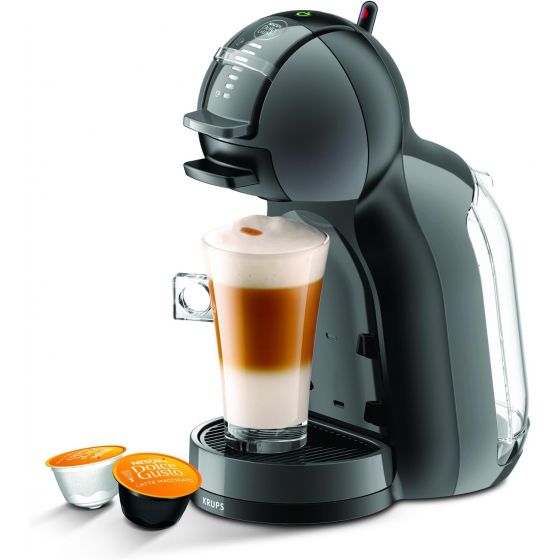 Krups Nescafe Dolce Gusto Mini Me Espresso Machine, 0.8 Liter, 1500W, Black and Grey - YY1500FD