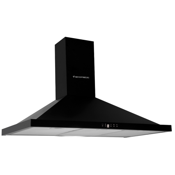 Ecomatic Chimney Pyramid Hood, 60 cm, Black - H66BKD