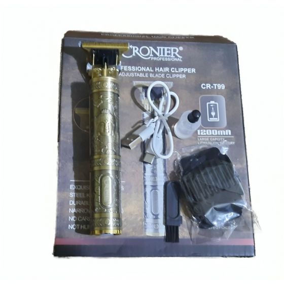 Cronier  Rechargeable Shaver, Dry, Gold-  CR-T99