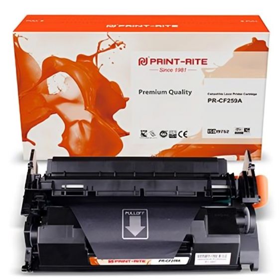 Print Rite PR-CF259A Laser Toner Cartridge Replacement for HP Printer - Black