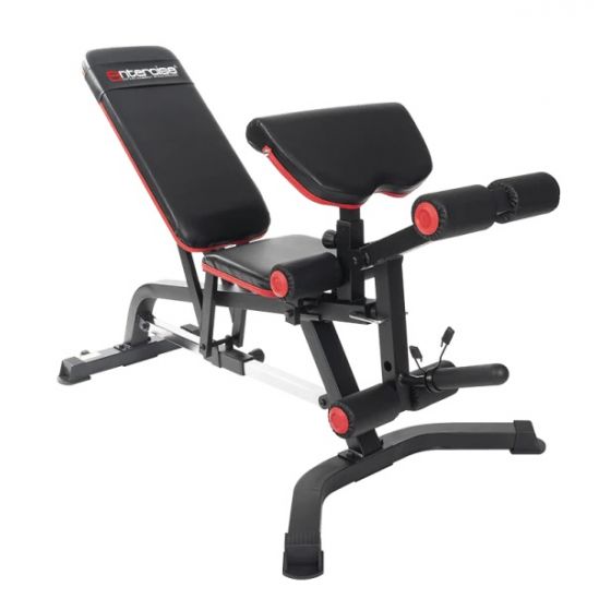 Entercise Adjustable Bench, 37kg, Black - MS6102