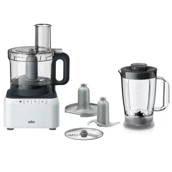 محضر طعام براون بيورايز، 800 وات، ابيض - FP 3131 WH