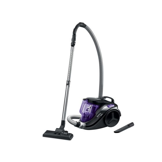 Tefal Compact Power Bagless Vacuum Cleaner, 2000 Watt, Black and Purple - TW3719EG