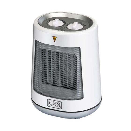 Black & Decker Electric Ceramic Heater, 2000 Watt, White - HX330